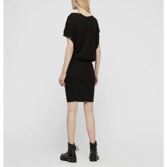 ✨HP✨ All Saints Suri Snap Button Dolman Dress - Picture 2 of 3